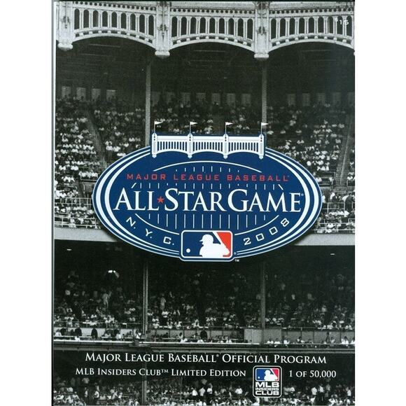 2 FOR $5 SALE 2008 Major League Baseball MLB All-Star Program: Yankee Stadium - Picture 1 of 4